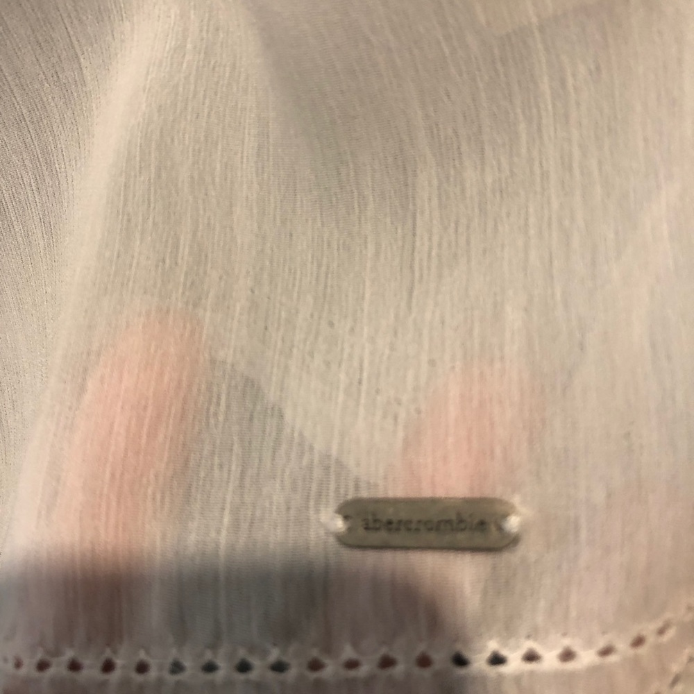 NWOT Abercrombie Kids Sheer Lace Top - Picture 7 of 7